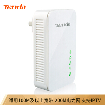 Tenda（Tenda）PA 202 300 M無線Wi-Fi中継器壁に強い宝単支装WIFI-Fi中継器無線拡張器はIPTVをサポートします。